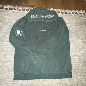 Sage Green Graphic Hoodie